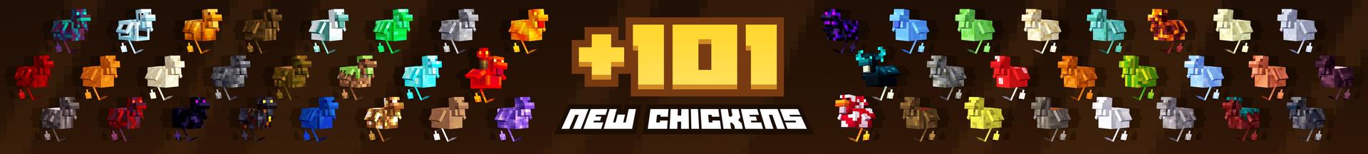 Panorama of the Minecraft Bedrock Marketplace product More Chickens created by Diamond Studios.