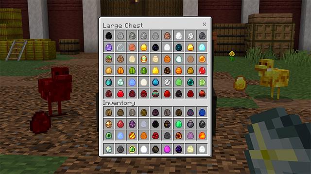 Screenshot of the Minecraft Bedrock Marketplace product More Chickens created by Diamond Studios.