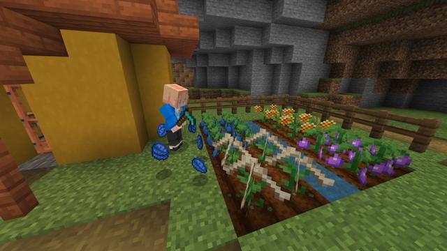 Screenshot of the Minecraft Bedrock Marketplace product More Crops Add-On created by Diamond Studios.