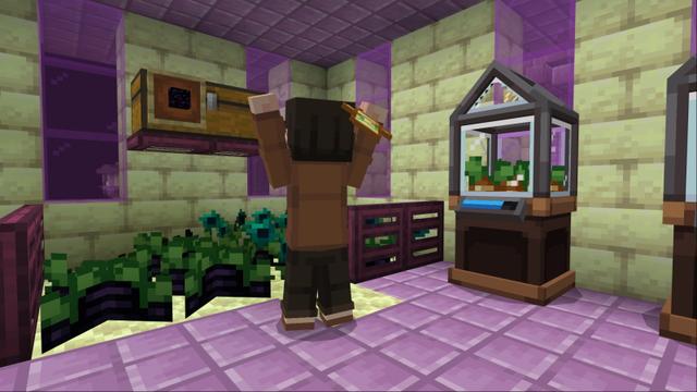 Screenshot of the Minecraft Bedrock Marketplace product More Crops Add-On created by Diamond Studios.