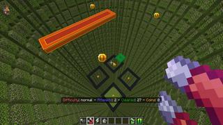 Screenshot of the Minecraft Bedrock Marketplace product Moving Dropper created by Diamond Studios.