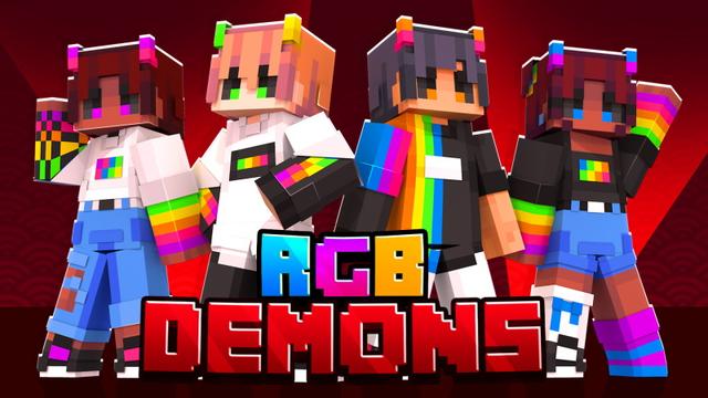 Thumbnail of the Minecraft Bedrock Marketplace product RGB Demons created by Diamond Studios.