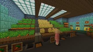 Screenshot of the Minecraft Bedrock Marketplace product Secret Base created by Diamond Studios.