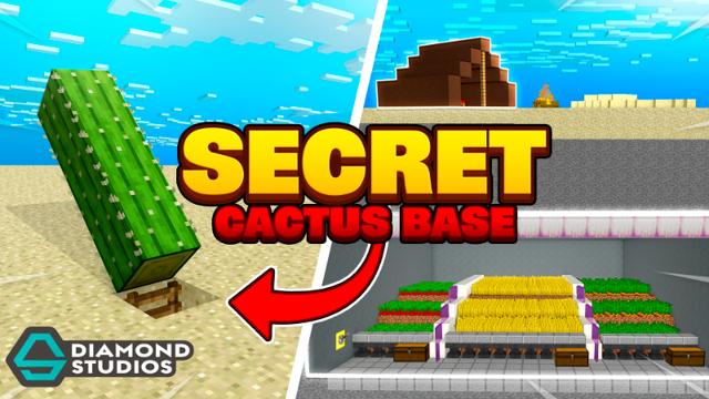 Thumbnail of the Minecraft Bedrock Marketplace product Secret Cactus Base created by Diamond Studios.