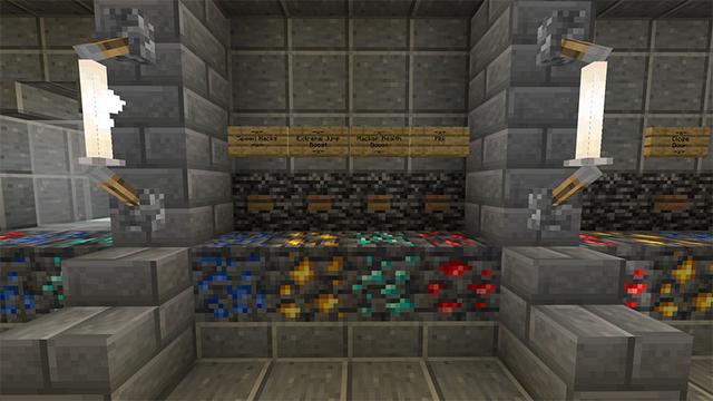 Screenshot of the Minecraft Bedrock Marketplace product Secret Hacker Bunker created by Diamond Studios.