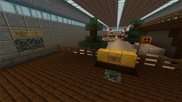 Screenshot of the Minecraft Bedrock Marketplace product Secret Hacker Bunker created by Diamond Studios.