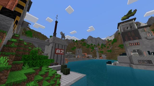 Screenshot of the Minecraft Bedrock Marketplace product Secret Hide-out created by Diamond Studios.
