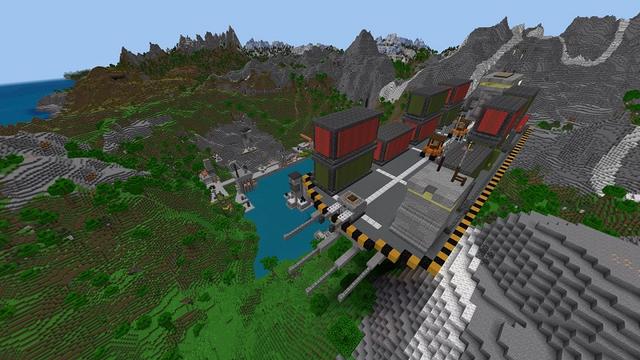 Screenshot of the Minecraft Bedrock Marketplace product Secret Hide-out created by Diamond Studios.