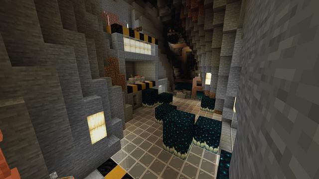 Screenshot of the Minecraft Bedrock Marketplace product Secret Hide-out created by Diamond Studios.