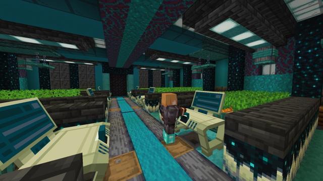 Screenshot of the Minecraft Bedrock Marketplace product Secret Warden Bunker created by Diamond Studios.