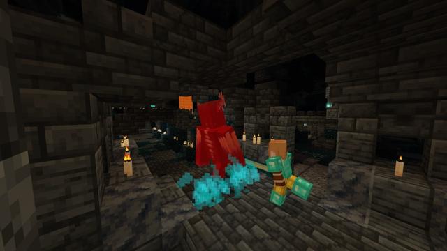 Screenshot of the Minecraft Bedrock Marketplace product Secret Warden Bunker created by Diamond Studios.