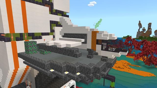 Screenshot of the Minecraft Bedrock Marketplace product Space Base created by Diamond Studios.
