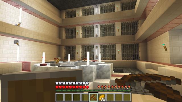 Screenshot of the Minecraft Bedrock Marketplace product Space Base created by Diamond Studios.