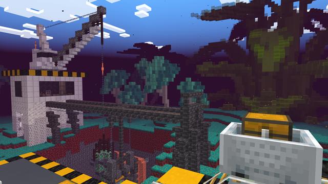Screenshot of the Minecraft Bedrock Marketplace product Space Base created by Diamond Studios.