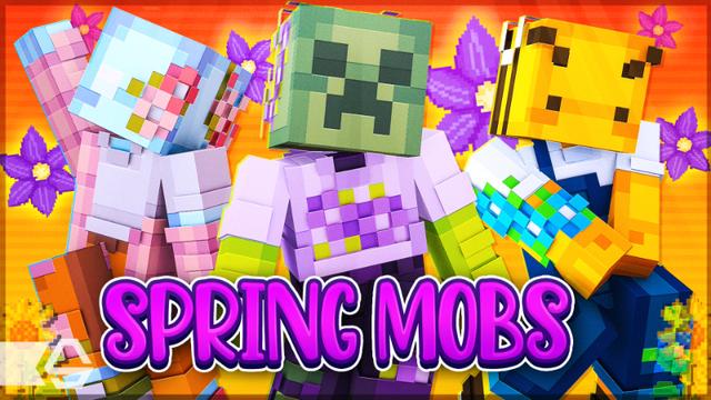 Thumbnail of the Minecraft Bedrock Marketplace product Spring Mobs created by Diamond Studios.
