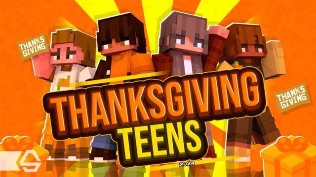 Thumbnail of the Minecraft Bedrock Marketplace product Thanksgiving Teens 2024 created by Diamond Studios.