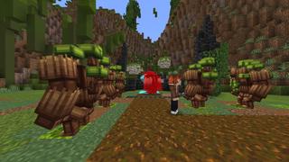 Screenshot of the Minecraft Bedrock Marketplace product Tower Defense - Plants vs Mobs created by Diamond Studios.