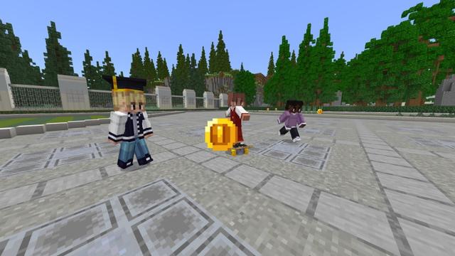 Screenshot of the Minecraft Bedrock Marketplace product University Roleplay created by Diamond Studios.