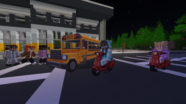 Screenshot of the Minecraft Bedrock Marketplace product University Roleplay created by Diamond Studios.