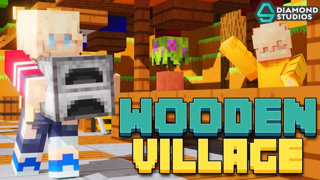 Thumbnail of the Minecraft Bedrock Marketplace product Wooden Village created by Diamond Studios.