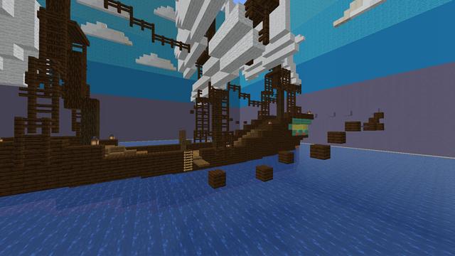 Screenshot of the Minecraft Bedrock Marketplace product World Parkour created by Diamond Studios.