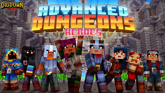 Thumbnail of the Minecraft Bedrock Marketplace product Advanced Dungeons Heroes created by Dig Down Studios.