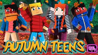 Thumbnail of the Minecraft Bedrock Marketplace product Autumn Teens created by Dig Down Studios.