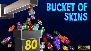 Thumbnail of the Minecraft Bedrock Marketplace product Bucket Of Skins created by Dig Down Studios.