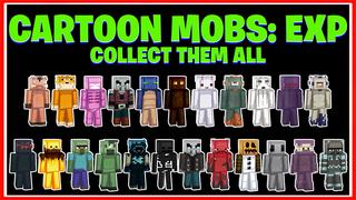 Thumbnail of the Minecraft Bedrock Marketplace product Cartoon Mobs: Expansion created by Dig Down Studios.