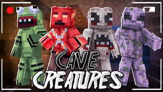Thumbnail of the Minecraft Bedrock Marketplace product Cave Creatures created by Dig Down Studios.