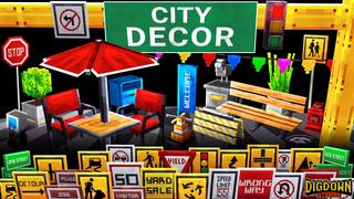 Thumbnail of the Minecraft Bedrock Marketplace product City Decor created by Dig Down Studios.