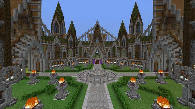 Screenshot of the Minecraft Bedrock Marketplace product Community Hub created by Dig Down Studios.