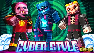 Thumbnail of the Minecraft Bedrock Marketplace product Cyber Style created by Dig Down Studios.