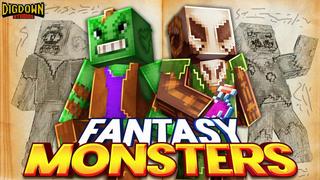 Thumbnail of the Minecraft Bedrock Marketplace product Fantasy Monsters created by Dig Down Studios.