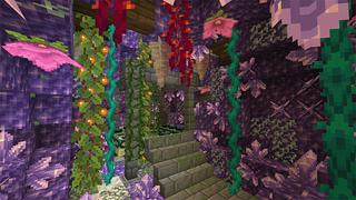 Screenshot of the Minecraft Bedrock Marketplace product Floating Life: Tree House created by Dig Down Studios.