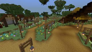 Screenshot of the Minecraft Bedrock Marketplace product Floating Life: Tree House created by Dig Down Studios.