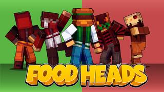 Thumbnail of the Minecraft Bedrock Marketplace product Food Heads created by Dig Down Studios.
