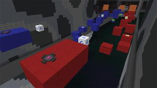 Screenshot of the Minecraft Bedrock Marketplace product Parkour del futuro created by Dig Down Studios.