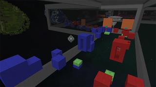 Screenshot of the Minecraft Bedrock Marketplace product Parkour del futuro created by Dig Down Studios.