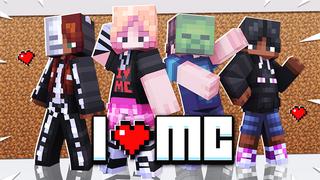 Thumbnail of the Minecraft Bedrock Marketplace product I Love MC created by Dig Down Studios.