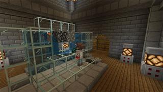 Screenshot of the Minecraft Bedrock Marketplace product Infinity Base created by Dig Down Studios.