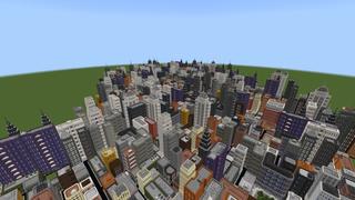 Screenshot of the Minecraft Bedrock Marketplace product Infinity City created by Dig Down Studios.