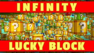 Thumbnail of the Minecraft Bedrock Marketplace product Infinity Lucky Block created by Dig Down Studios.