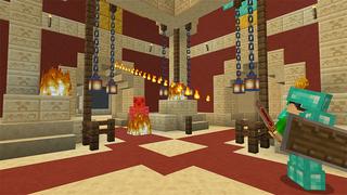 Screenshot of the Minecraft Bedrock Marketplace product Infinity Tomb created by Dig Down Studios.