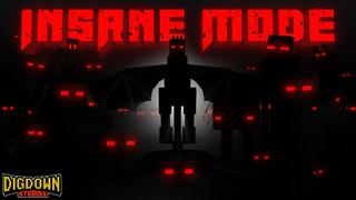 Thumbnail of the Minecraft Bedrock Marketplace product MODE INSANE created by Dig Down Studios.