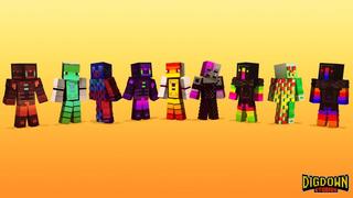 Thumbnail of the Minecraft Bedrock Marketplace product Neon Armor created by Dig Down Studios.