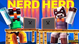 Thumbnail of the Minecraft Bedrock Marketplace product Nerd Herd created by Dig Down Studios.