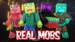Thumbnail of the Minecraft Bedrock Marketplace product Real Mobs created by Dig Down Studios.