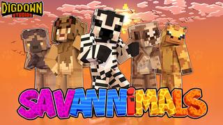 Thumbnail of the Minecraft Bedrock Marketplace product Savannimals created by Dig Down Studios.