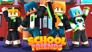 Thumbnail of the Minecraft Bedrock Marketplace product School Friends created by Dig Down Studios.